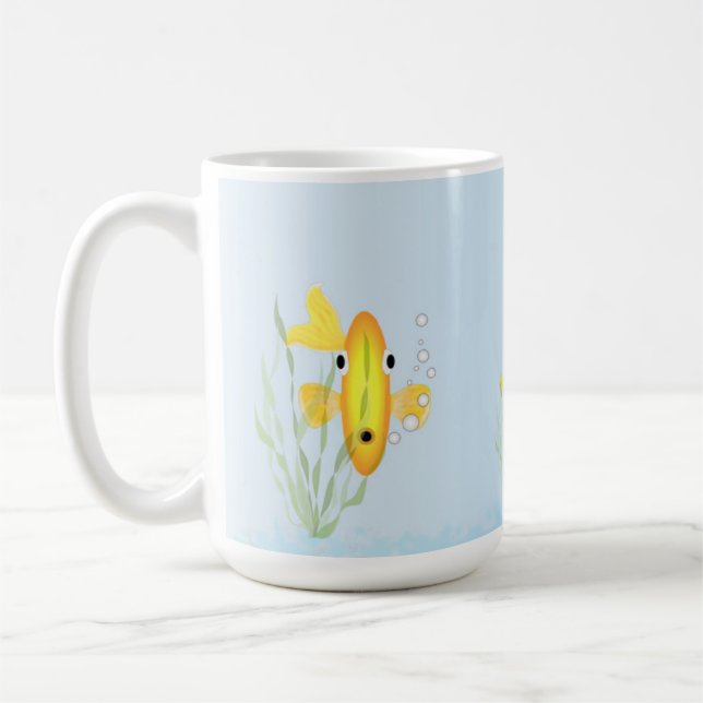 Gold Fish Bowl Mug (Left)