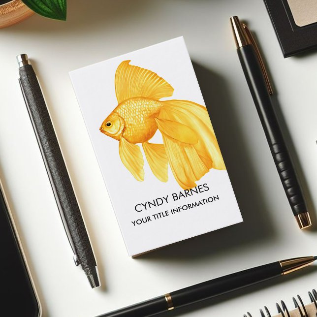 Gold Fish Business Card (Creator Uploaded)