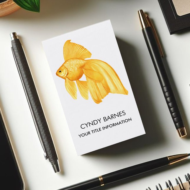 Gold Fish Business Card (Creator Uploaded)