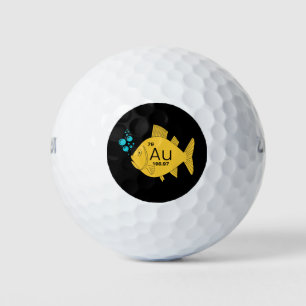 Gold Fish Golf Balls