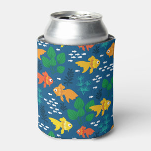 Gold Fish in Aquarium Can Cooler