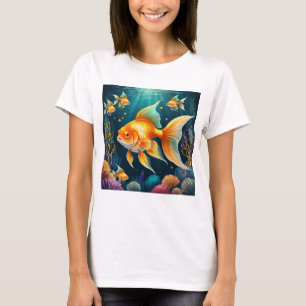 Gold Fish in Underwater T-Shirt