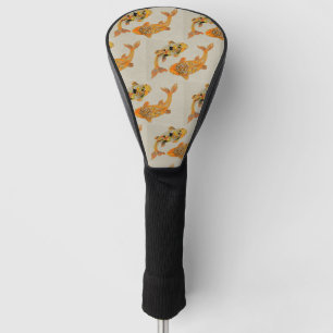 Gold Fish Pond Golf Head Cover
