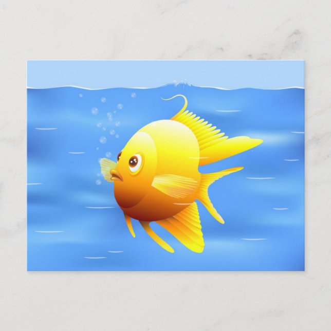 Gold Fish Postcard (Front)