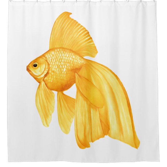 Gold Fish Shower Curtain (Front)