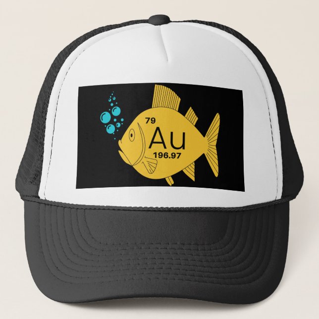 Gold Fish Trucker Hat (Front)