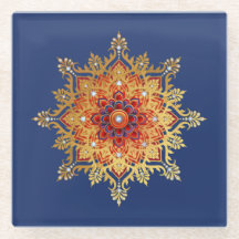 Gold Flake Coaster