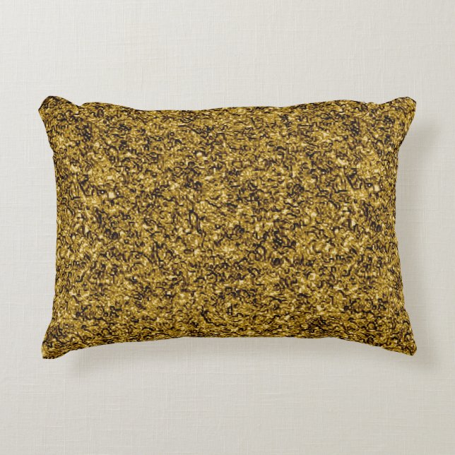 Gold Flaked Decorative Cushion (Front)