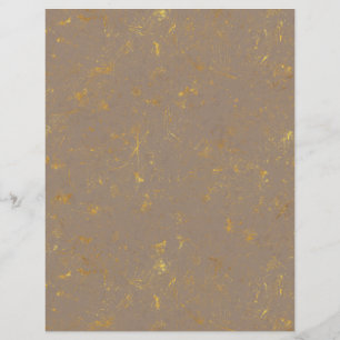 Gold Flecked Scrapbook Paper