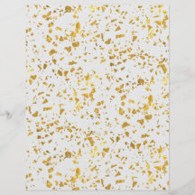 Gold Flecked Scrapbook Paper