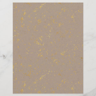 Gold Flecked Scrapbook Paper
