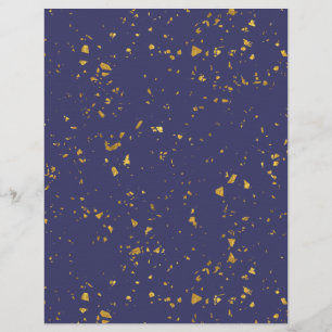 Gold Flecked Scrapbook Paper