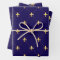 Gold Fleur-de-Lis on Midnight Blue