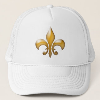 Gold Fleur-de-lis Trucker Hat