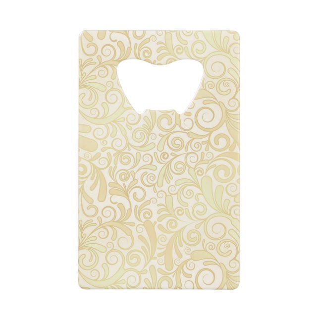 Gold floral leaves pattern (Front)