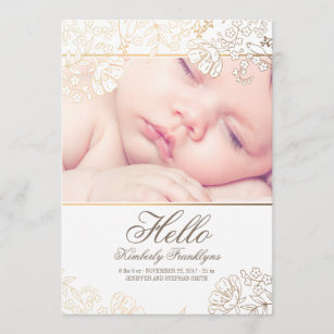 Newborn Baby Invitations Announcements Zazzle Uk
