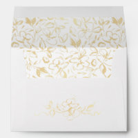 Gold Flowers Elegant Boho Romantic
