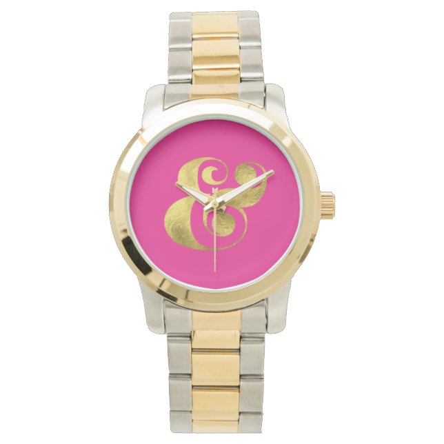 Gold Foil Ampersand Watch (Front)