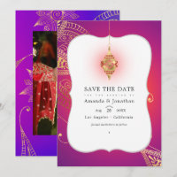 Gold Foil Arabian Bollywood Wedding Photo