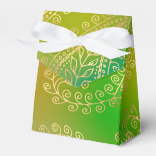 Gold Foil Arabian Favour Box