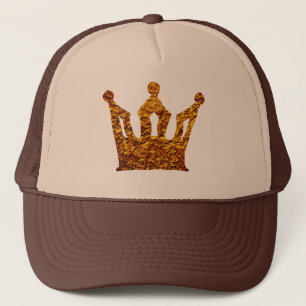 Gold Foil Art, Golden Crown Hat