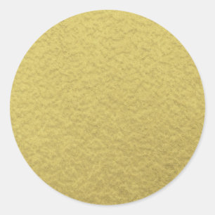 Gold Foil Background Texture Classic Round Sticker