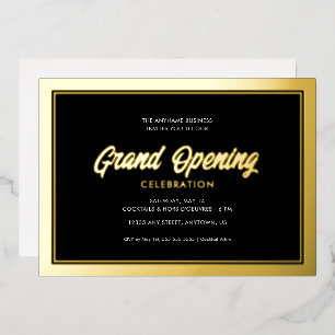 Gold Foil Calligraphy Grand Opening Foil