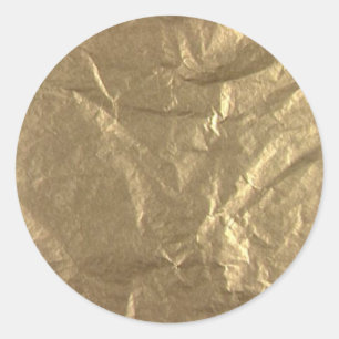Gold Foil Classic Round Sticker