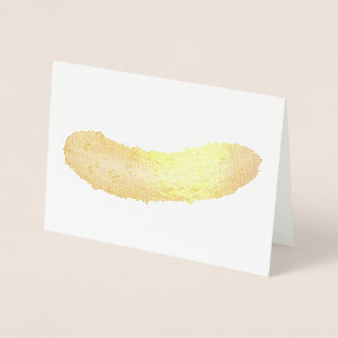 Gold Foil Crunchy Kosher Dill Big Deli Pickle Food Card