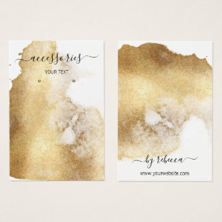 Gold Foil Earring Jewellery Holder Business