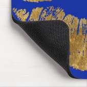 Gold Foil Effect Kiss Mouse Pad (Corner)