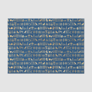 Gold Foil Egyptian Themed Party Tissue Paper