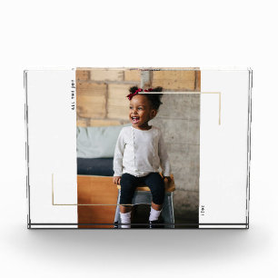 Gold Foil Framed Photo Block