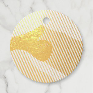 Gold Foil Gift Tags Mt Tamalpais