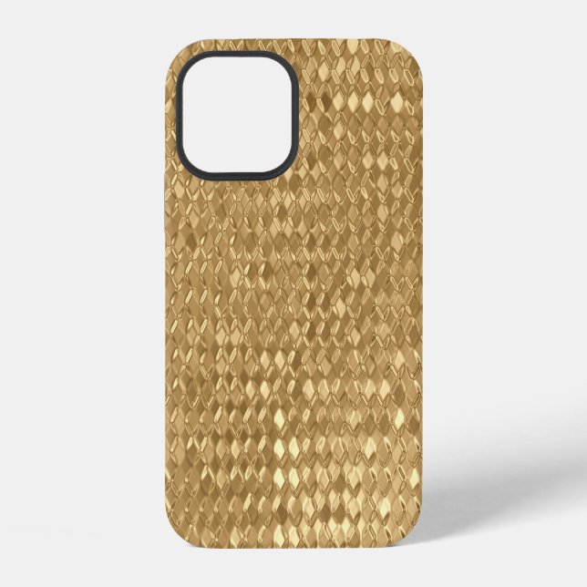 Gold foil, glitter seamless texture. iPhone case (Back)