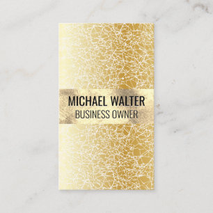 Gold Foil Gold Abstract Texture Background Business Card