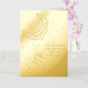 Gold Foil Graduation Foil Greeting Card