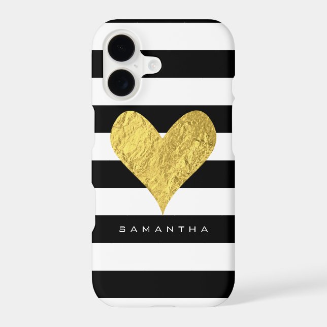 Gold Foil Heart (Back)