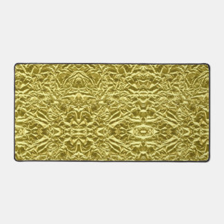 Gold Foil Image Photo Desk Mat