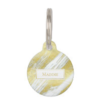 Gold foil marble agate abstract modern gold