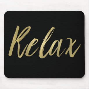 Gold Foil Relax Mouse Mat
