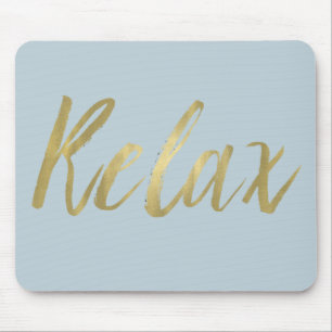 Gold Foil Relax Mouse Mat