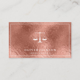 Gold Foil Shine   Metallic Business Card