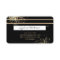 Gold Foil Splash Credit Card add your logo