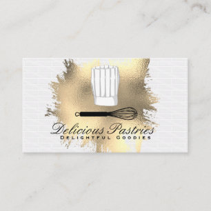 Gold Foil Splatter   Tiling Background Business Card