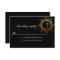 Gold Foil Sun and Moon Wedding RSVP Card