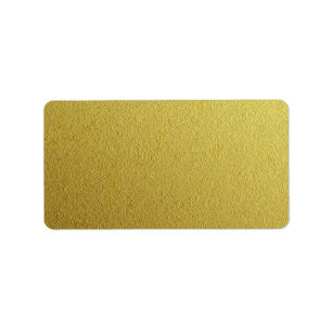 Gold Foil Textured Template Label