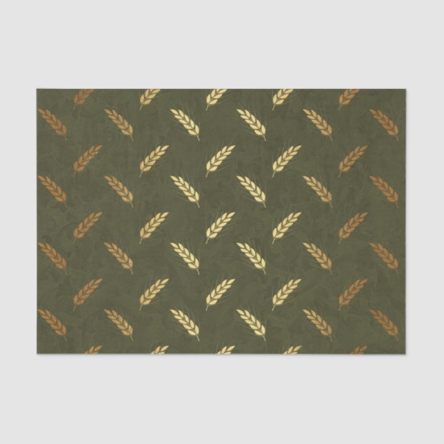 Gold Foil Thanksgiving Tissue Paper (Front)