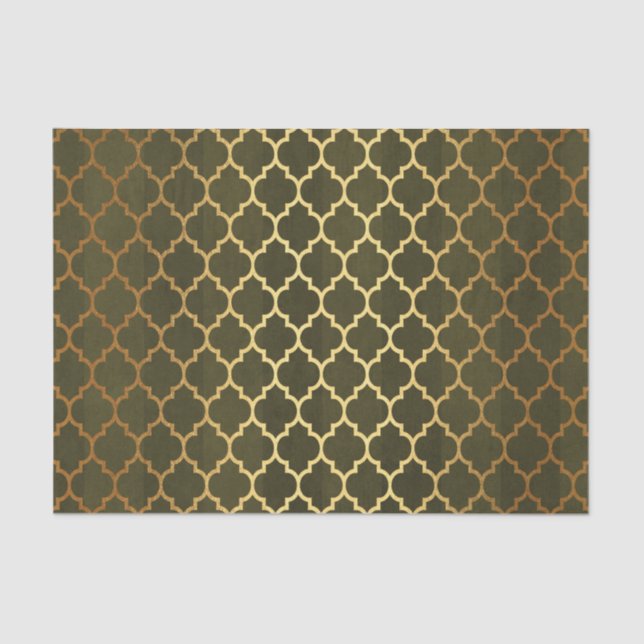 Gold Foil Thanksgiving Tissue Paper (Front)