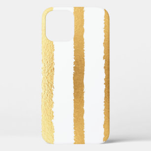 Gold foil, vintage seamless pattern. iPhone 12 case